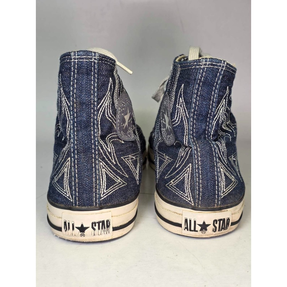 Converse Chuck Taylor All‎ Star Men's Sneakers Size 11 Women's 13 Navy Denim Y2K - Picture 8 of 15